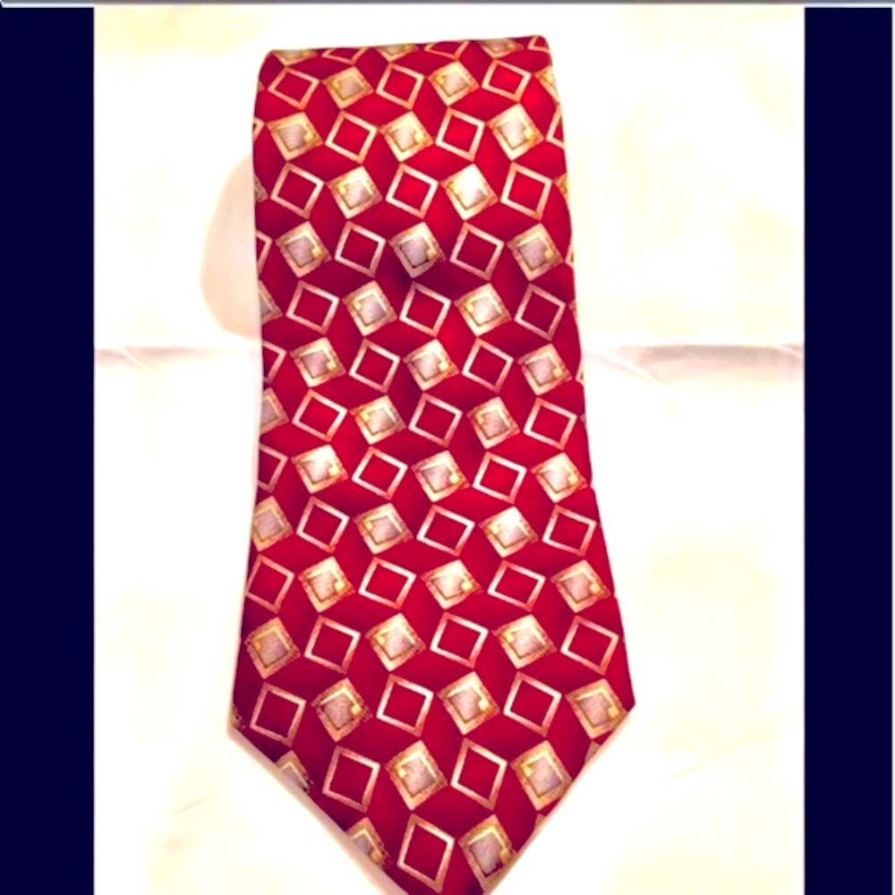 NWT Ruffini Italy Deep Burgundy Men’s Neck Tie
